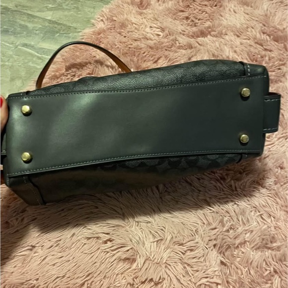 Coach dark navy blue tote - Picture 5 of 9